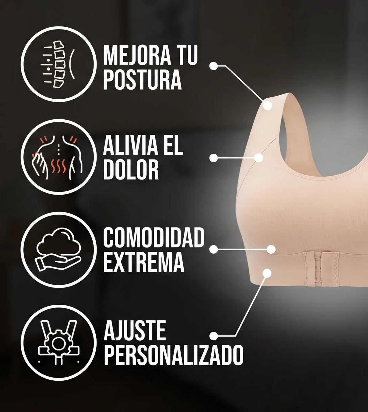 Brasier Corrector de postura